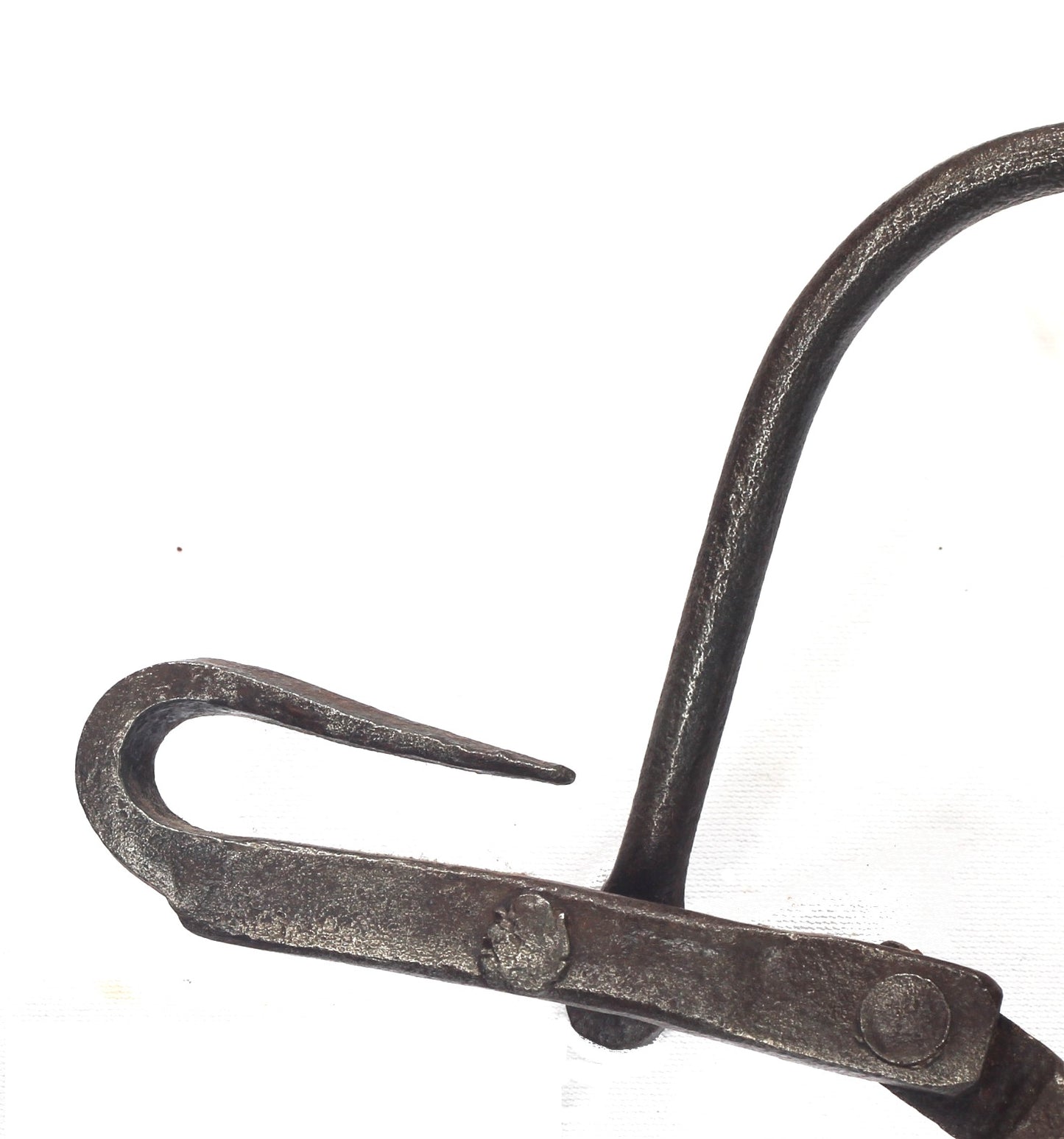 A Steel Spring or Butterfly Bit with Hinged Tongue Bar
