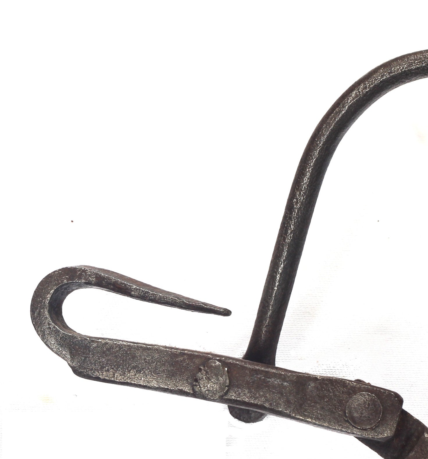A Steel Spring or Butterfly Bit with Hinged Tongue Bar