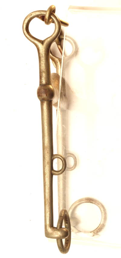 A Vintage Nickel Weymouth Bit