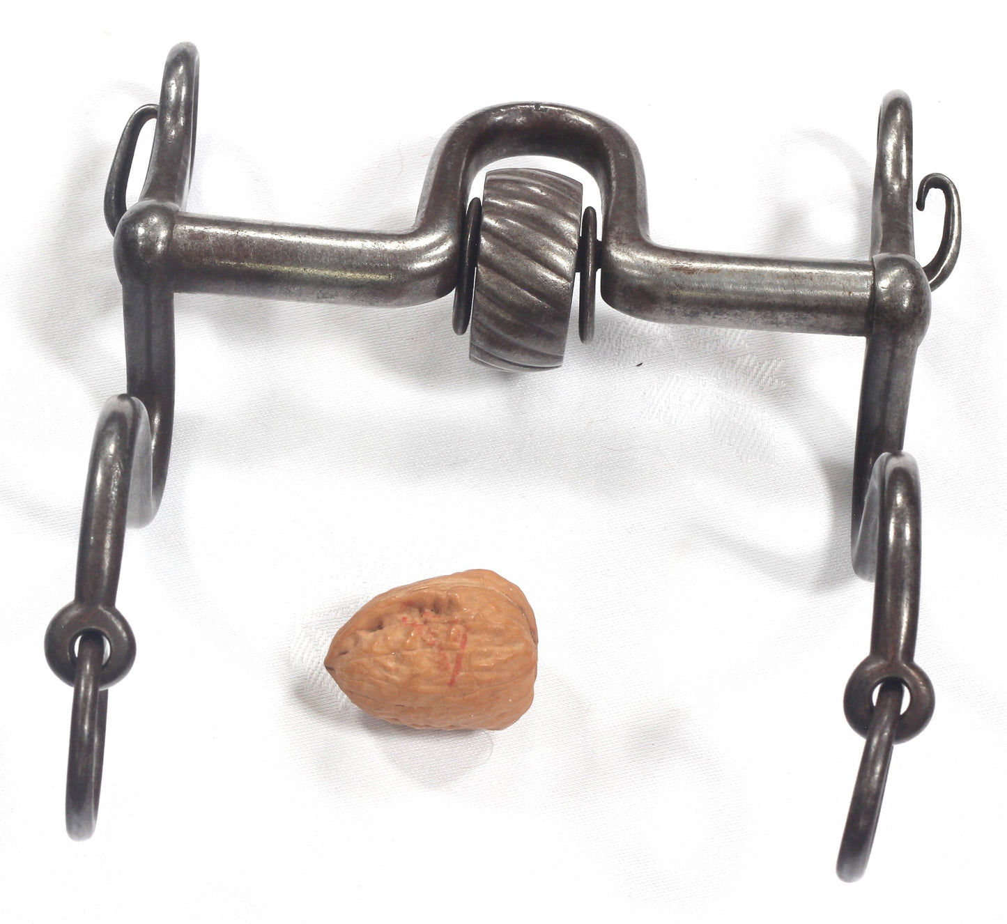 Antique Steel Curb Bit with Roller by Sowter