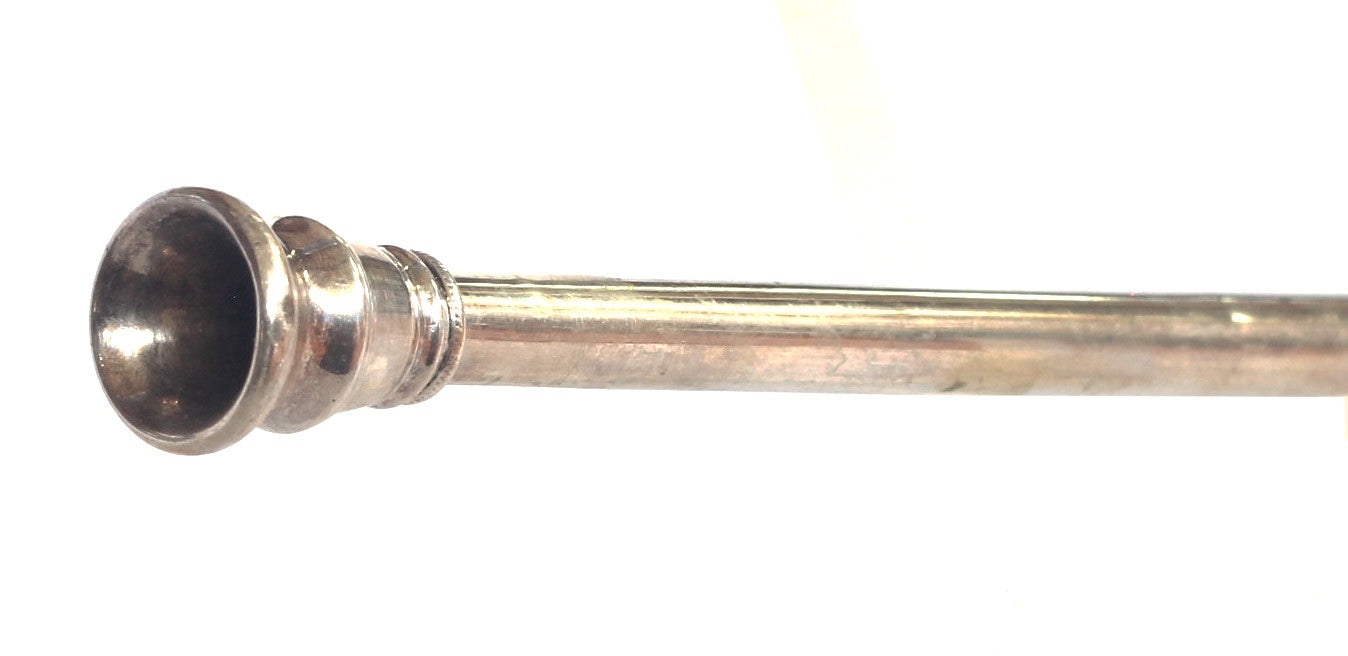 Antique 1923 Silver "Hunting Horn" Candle Snuffer by E.Baker, Chester