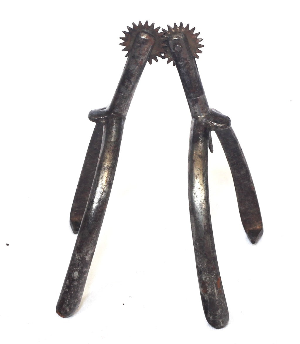 Pair of French Military Spurs, Éperons a Crampons