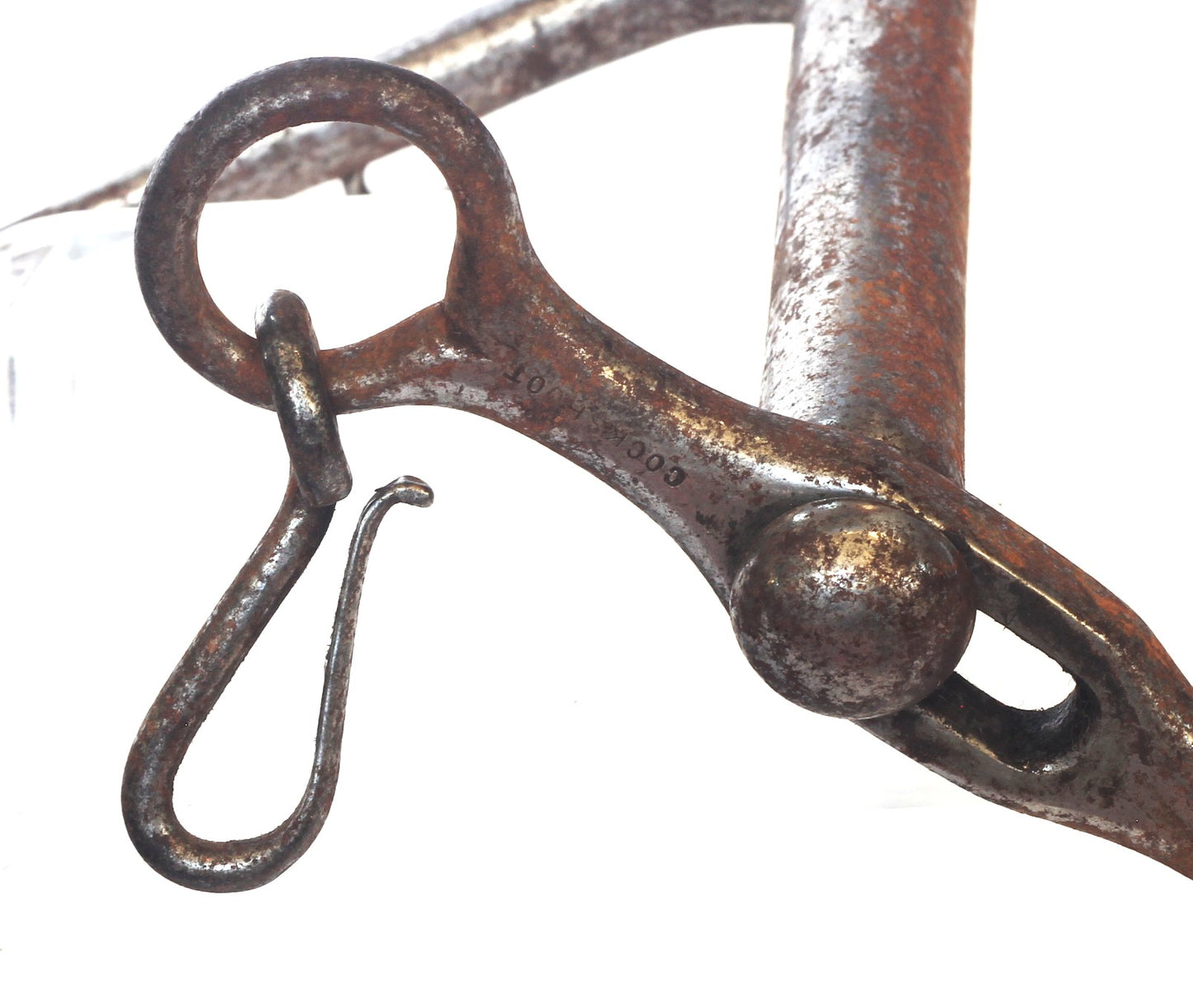 An Antique Banbury Curb Bit by Cockshoot of Manchester