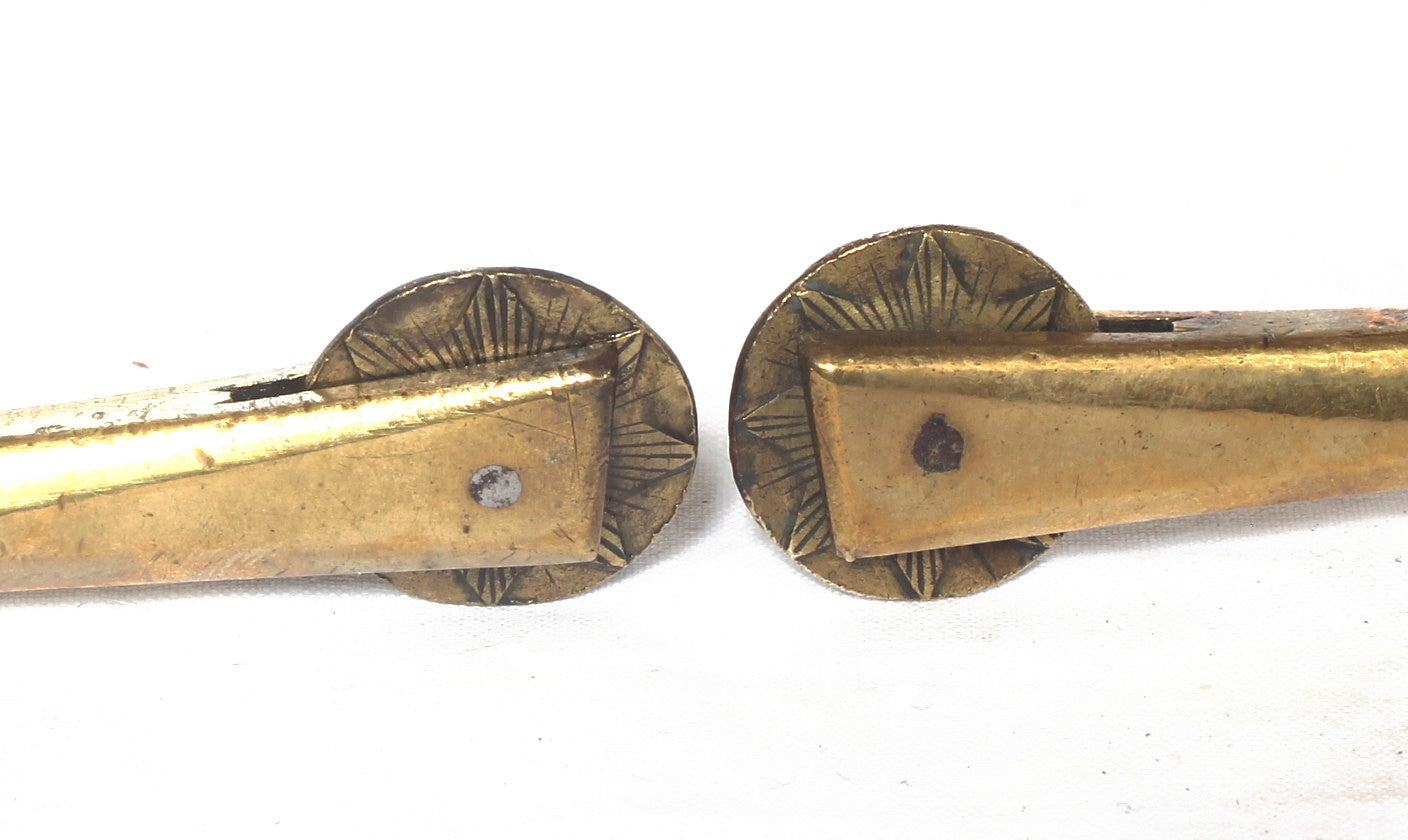 Pair of Gilt Brass Maxwell Box Spurs