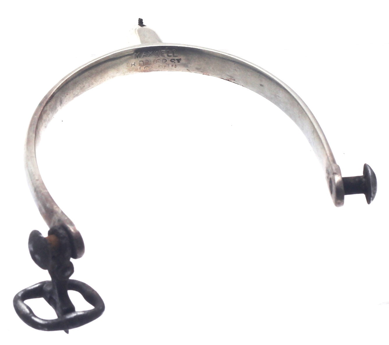 Pair of Maxwell Prince of Wales Spurs with Buttons and Buckles