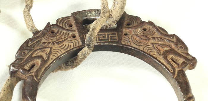 An 18th / 19th Century Chinese saddle and stirrups