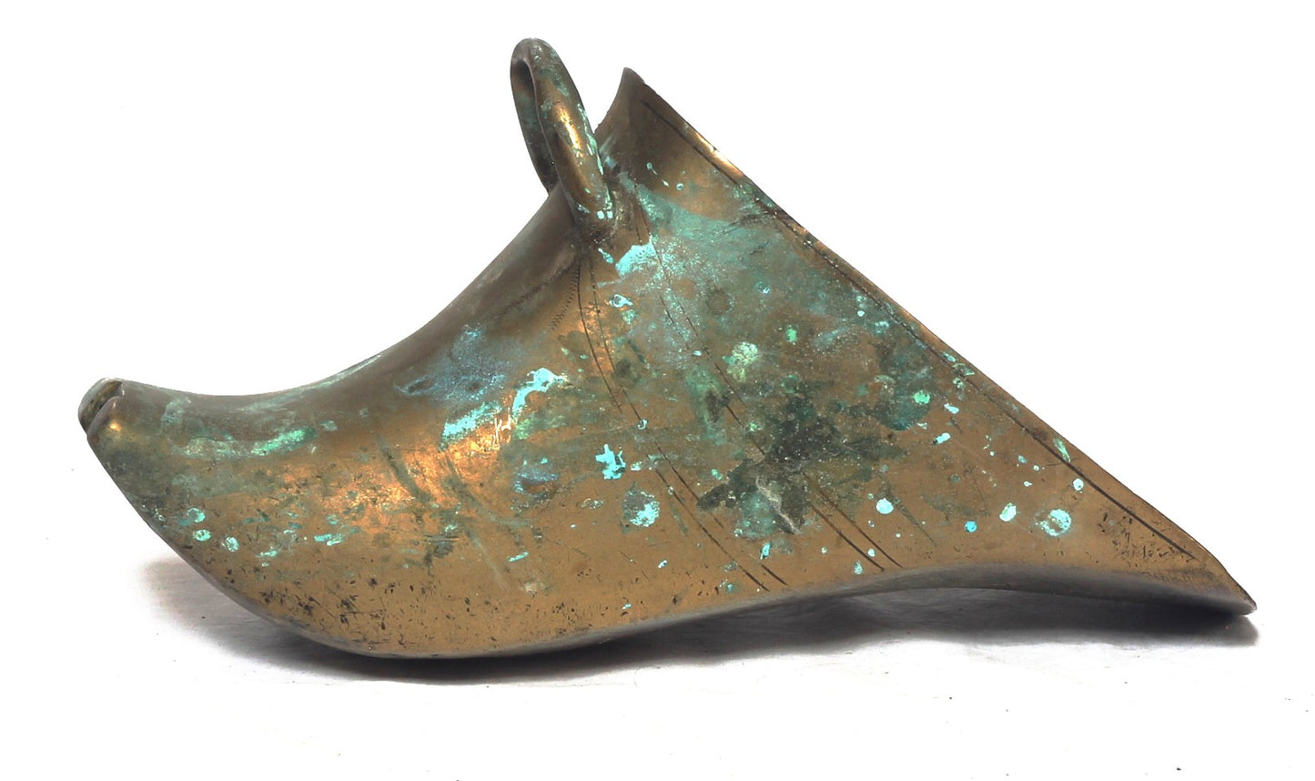 Pair of brass conquistador stirrups