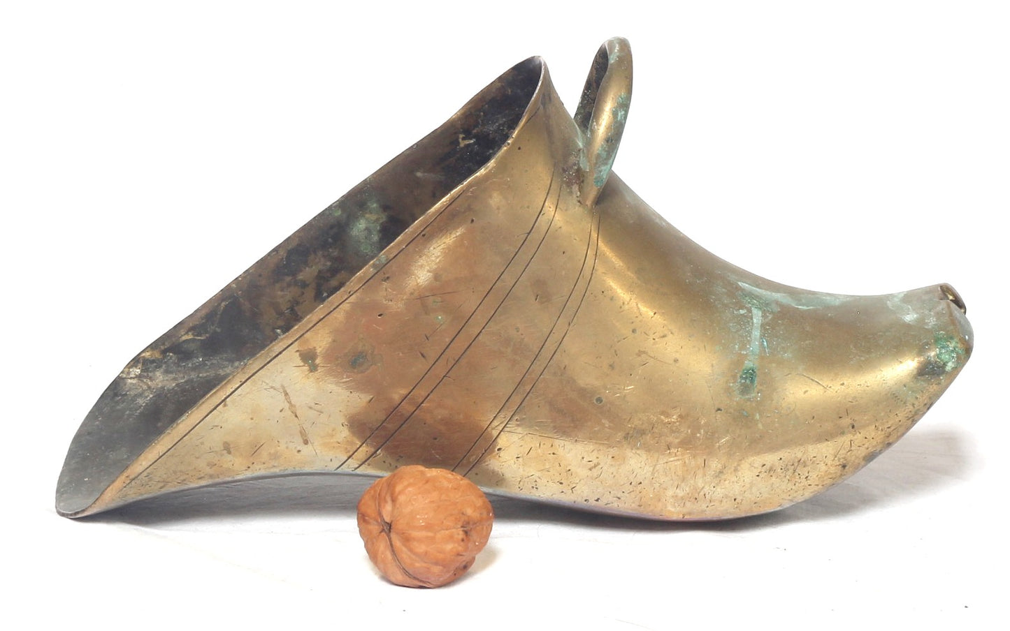 Pair of brass conquistador stirrups
