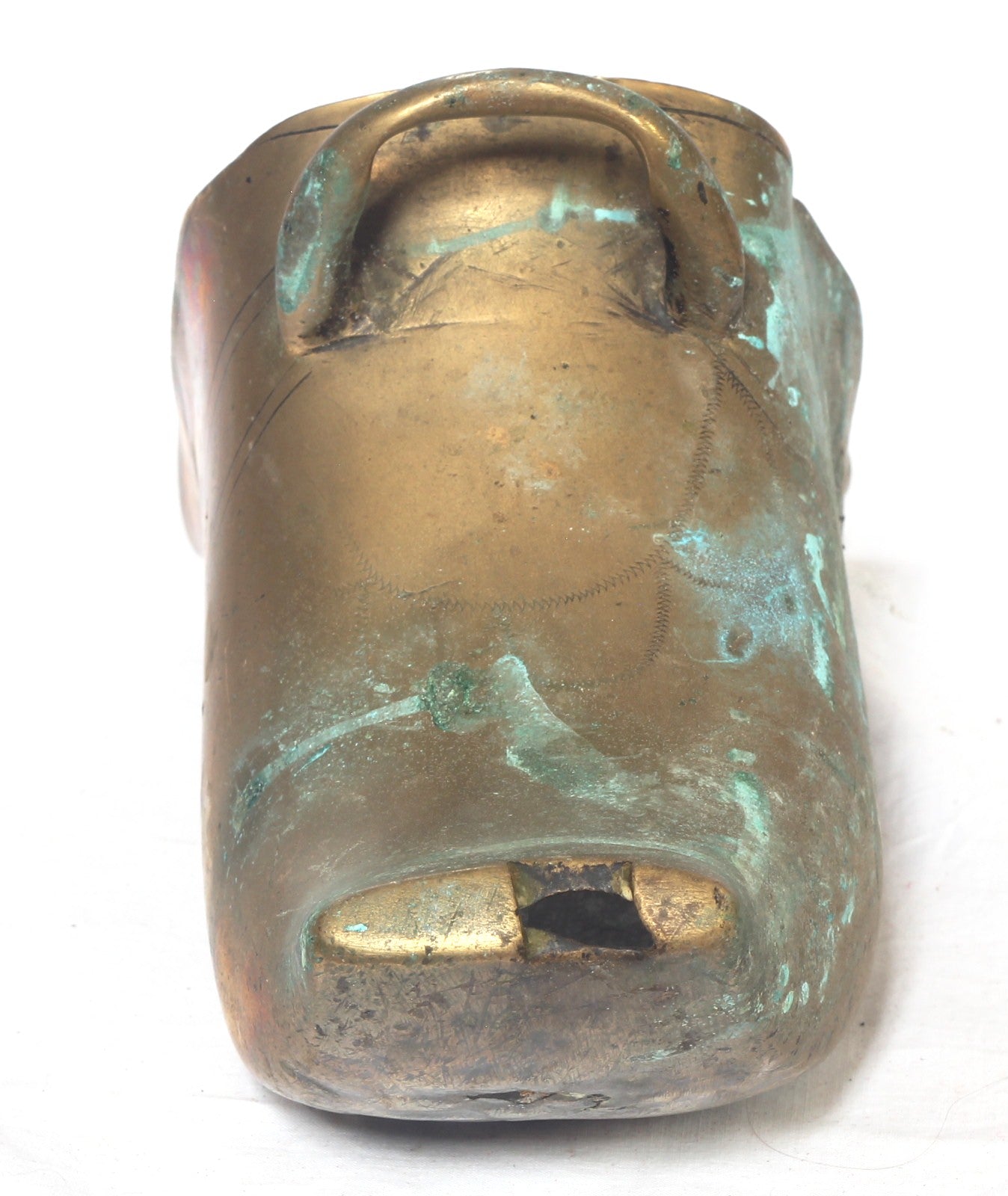 Pair of brass conquistador stirrups