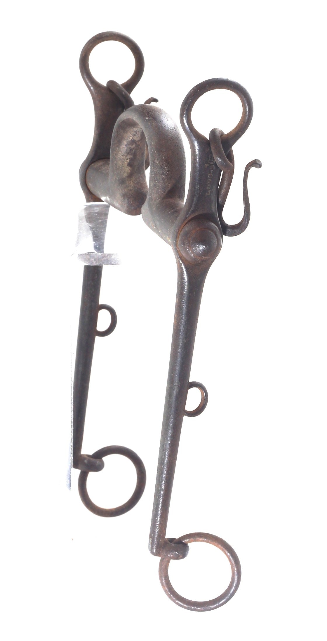 An Antique Curb Bit with Segundo Mouthpiece by Long