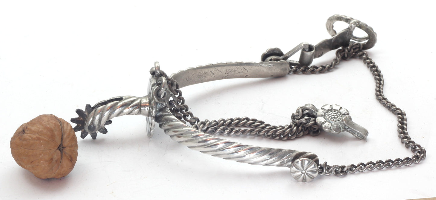 Pair of 19th or early 20th Century Latin American Gaucho Spurs