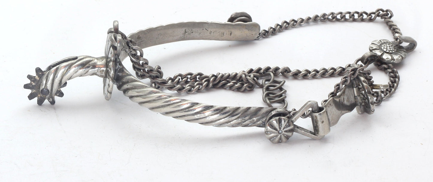 Pair of 19th or early 20th Century Latin American Gaucho Spurs