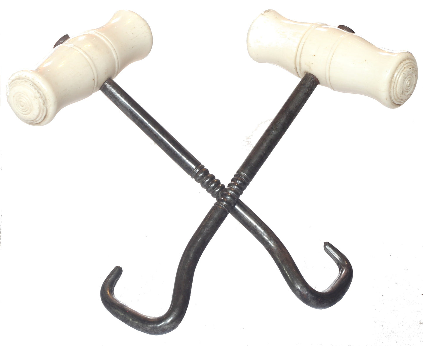 Vintage Bone Handled Boot Pulls