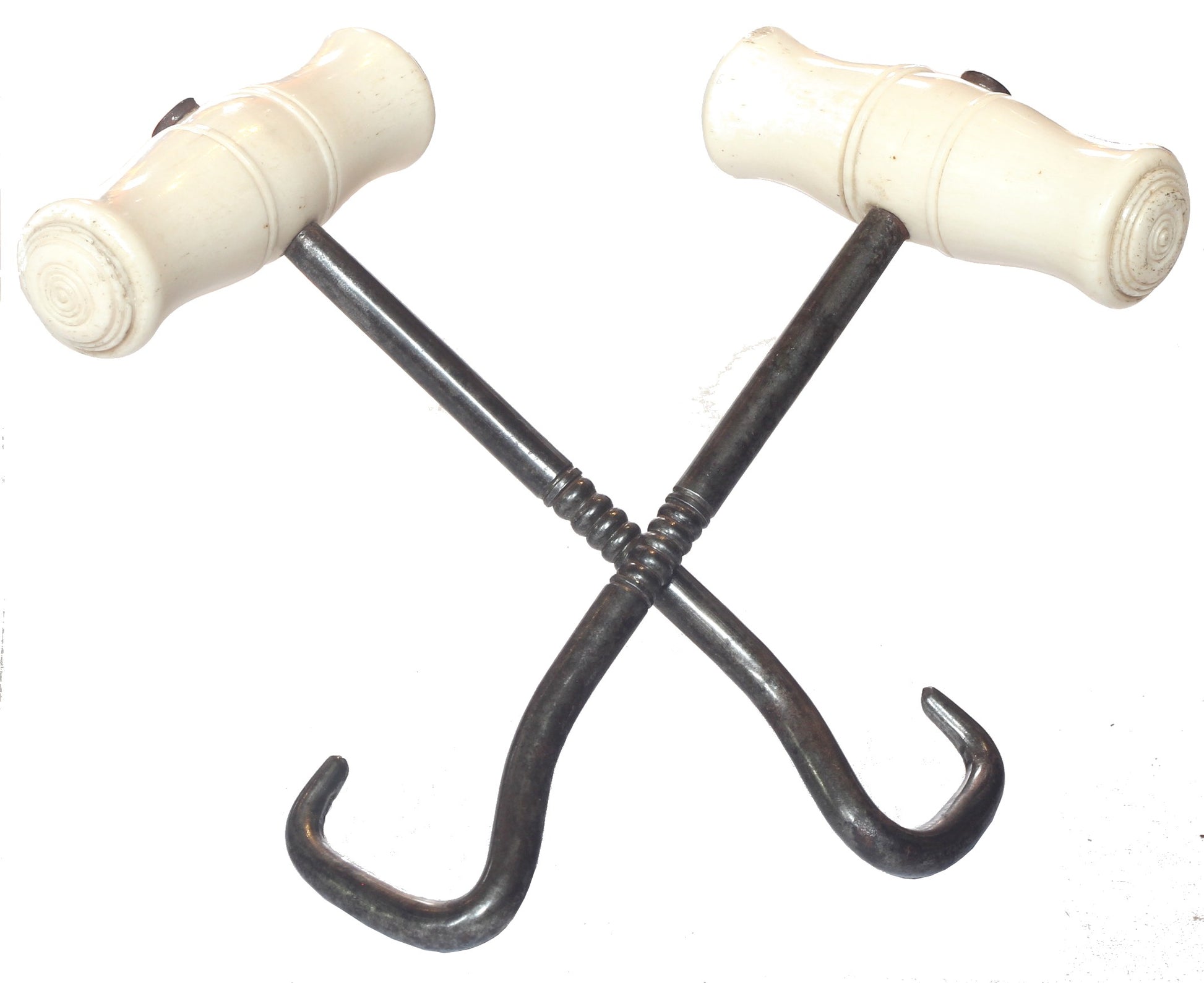 Vintage Bone Handled Boot Pulls