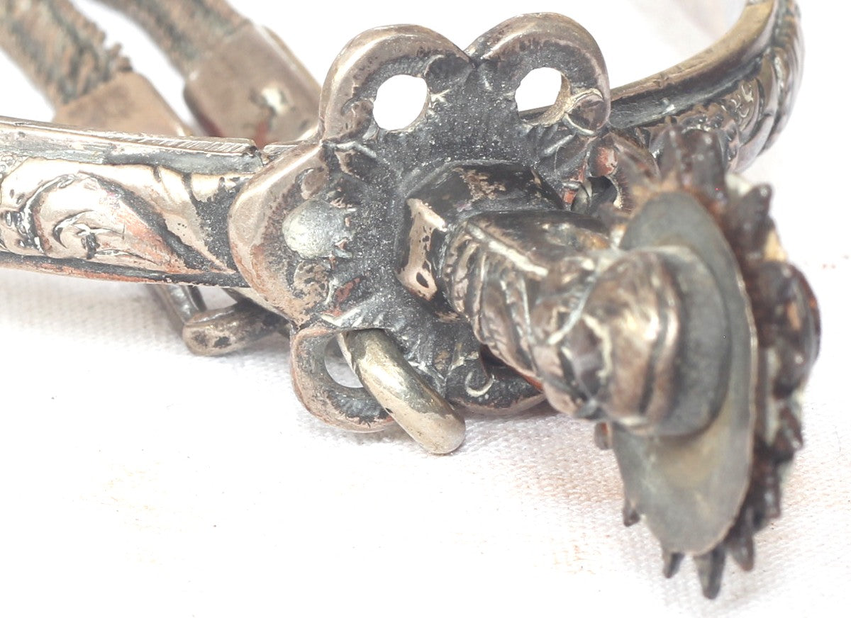 Pair of Brazilian Silver Spurs