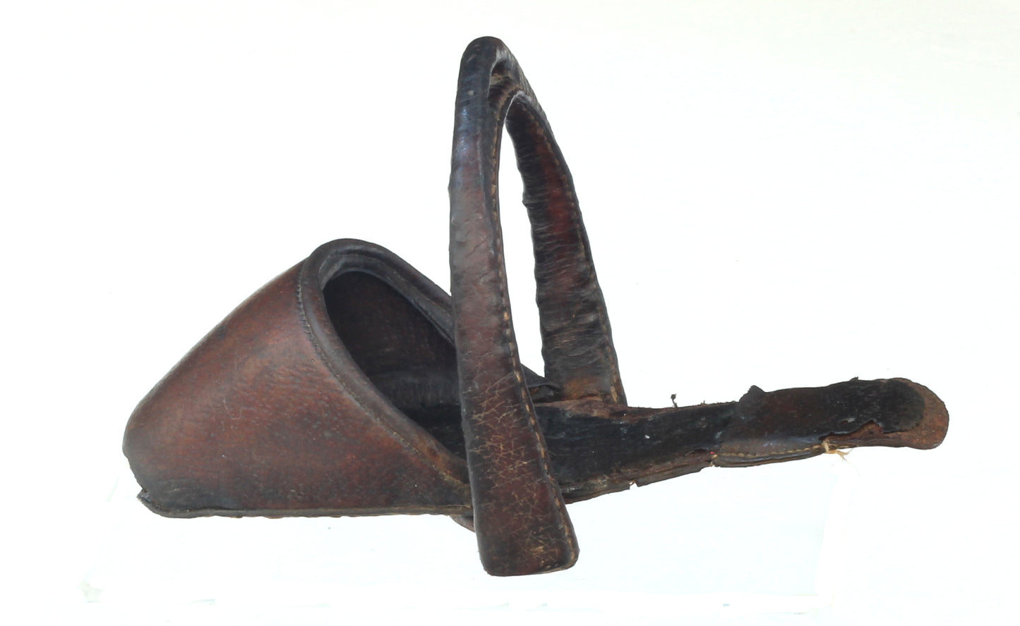 Antique Devon Leather Slipper Stirrup