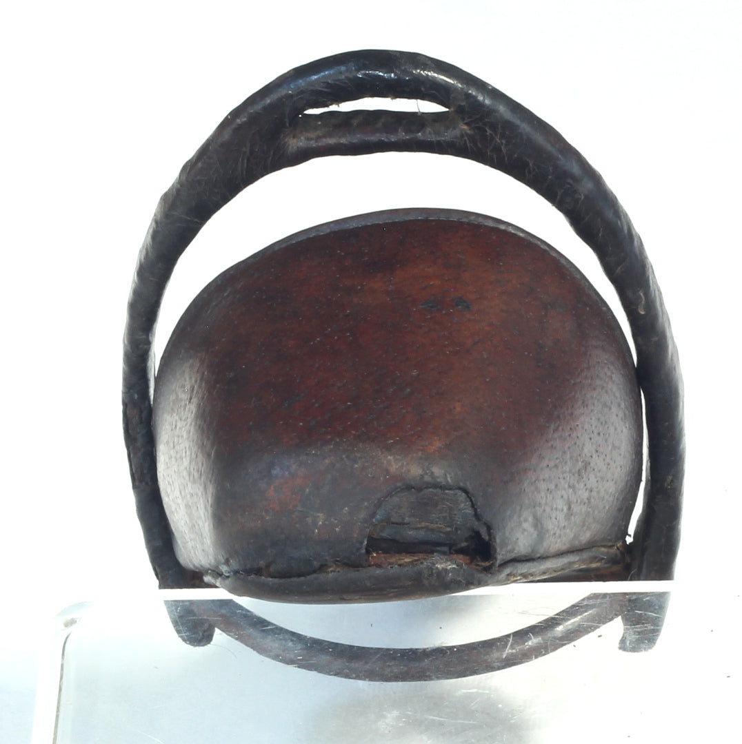 Antique Devon Leather Slipper Stirrup