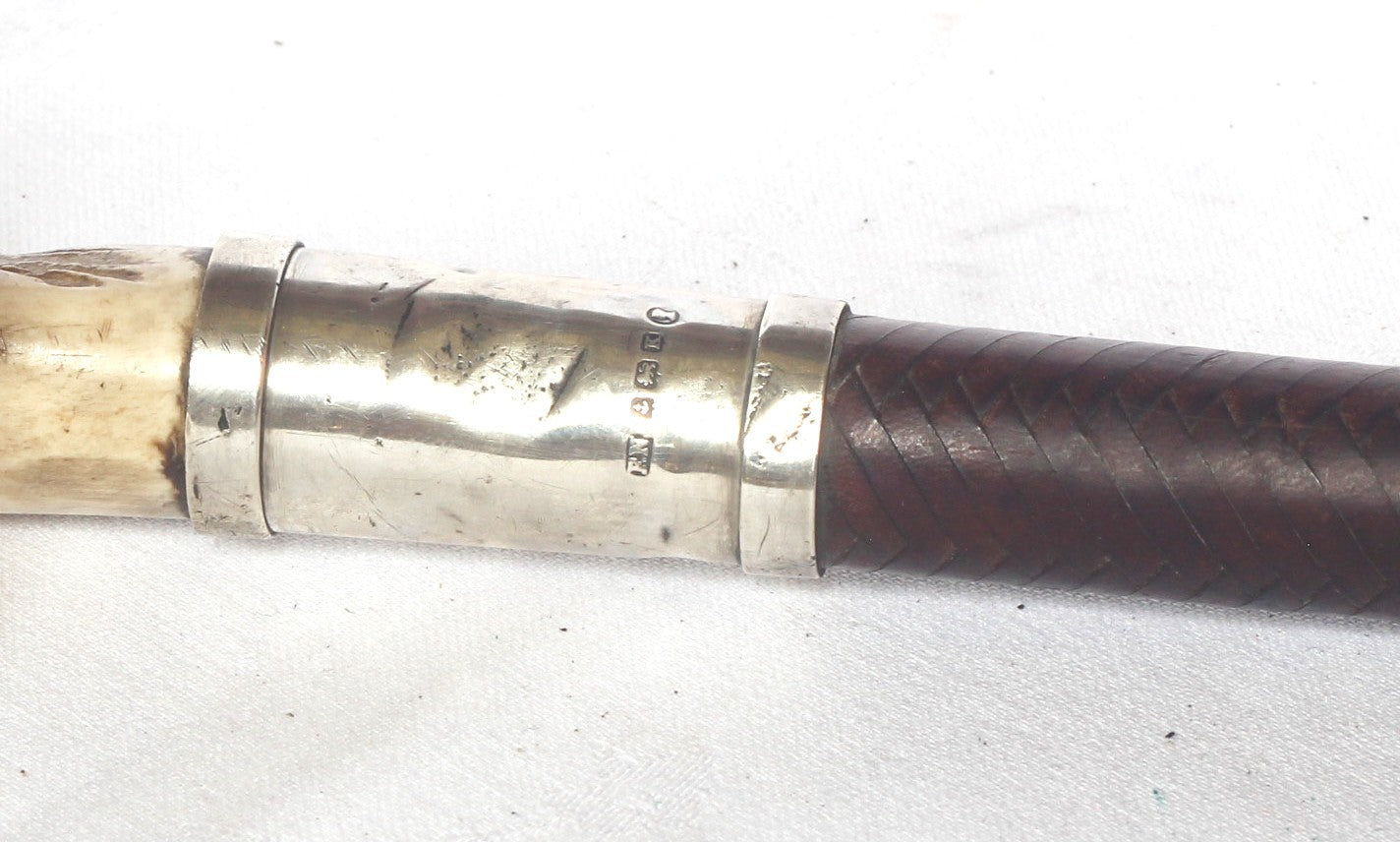Vintage hunting whip