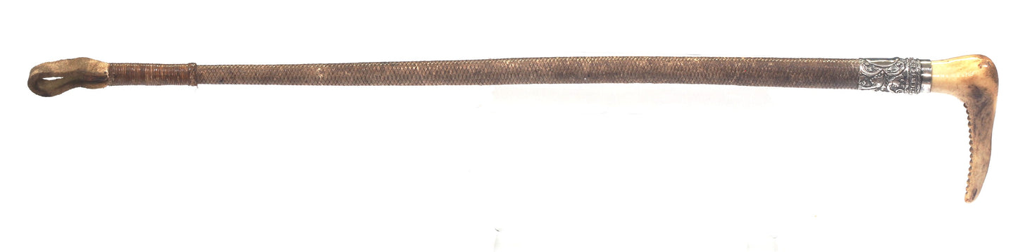 antique hunting whip