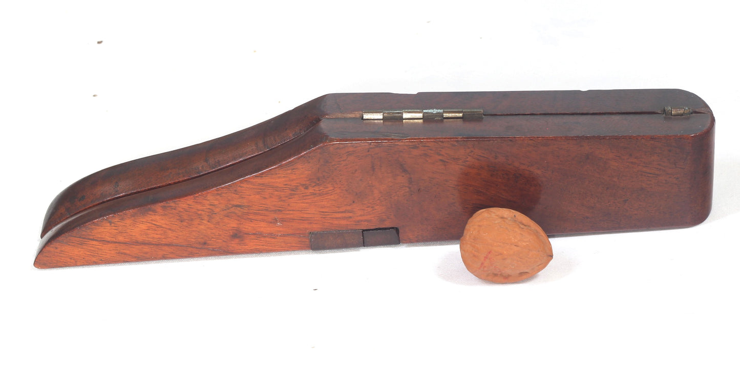 Antique Mahogany Folding Boot Jack with Boot Pulls