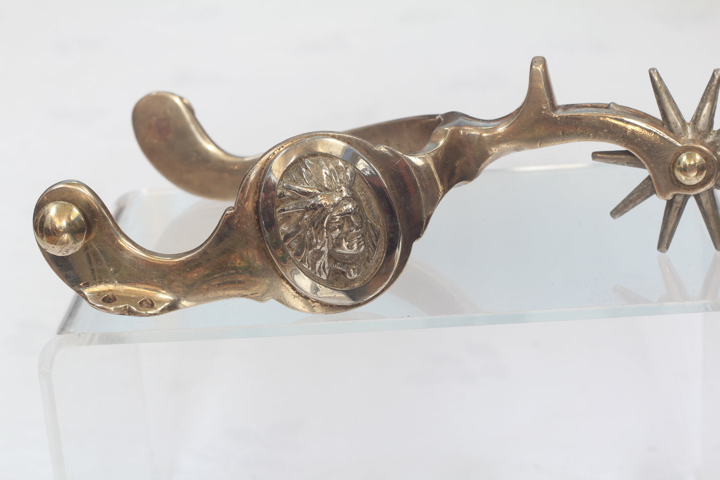 A Pair of Indian Chief Spurs
