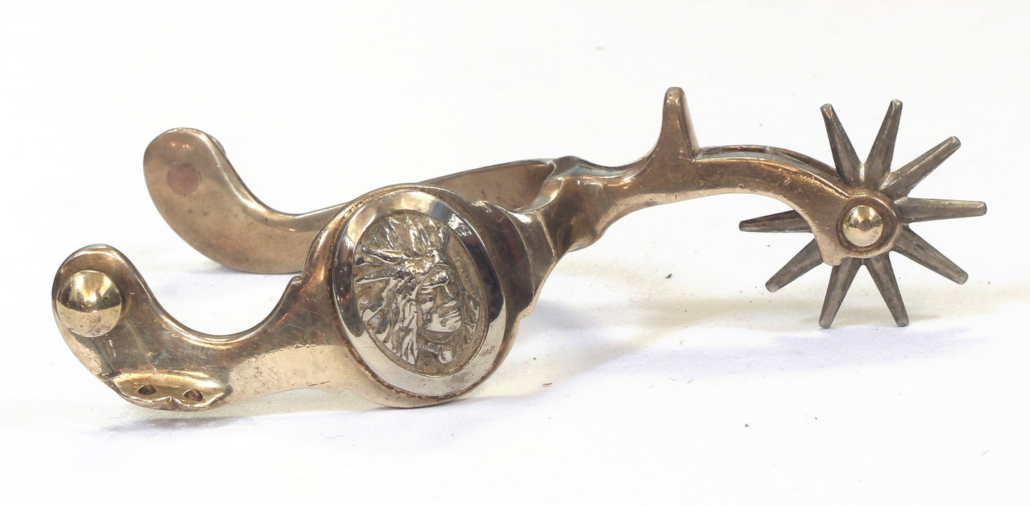 A Pair of Indian Chief Spurs