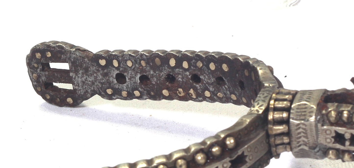 A Pair of Decorated Chilean Huaso Spurs