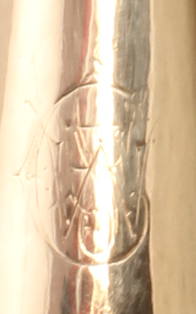 Victorian Silver Saddle Flask with Cup - Flask128