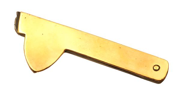 18thC Brass & Steel Fleam for Bleeding Horses