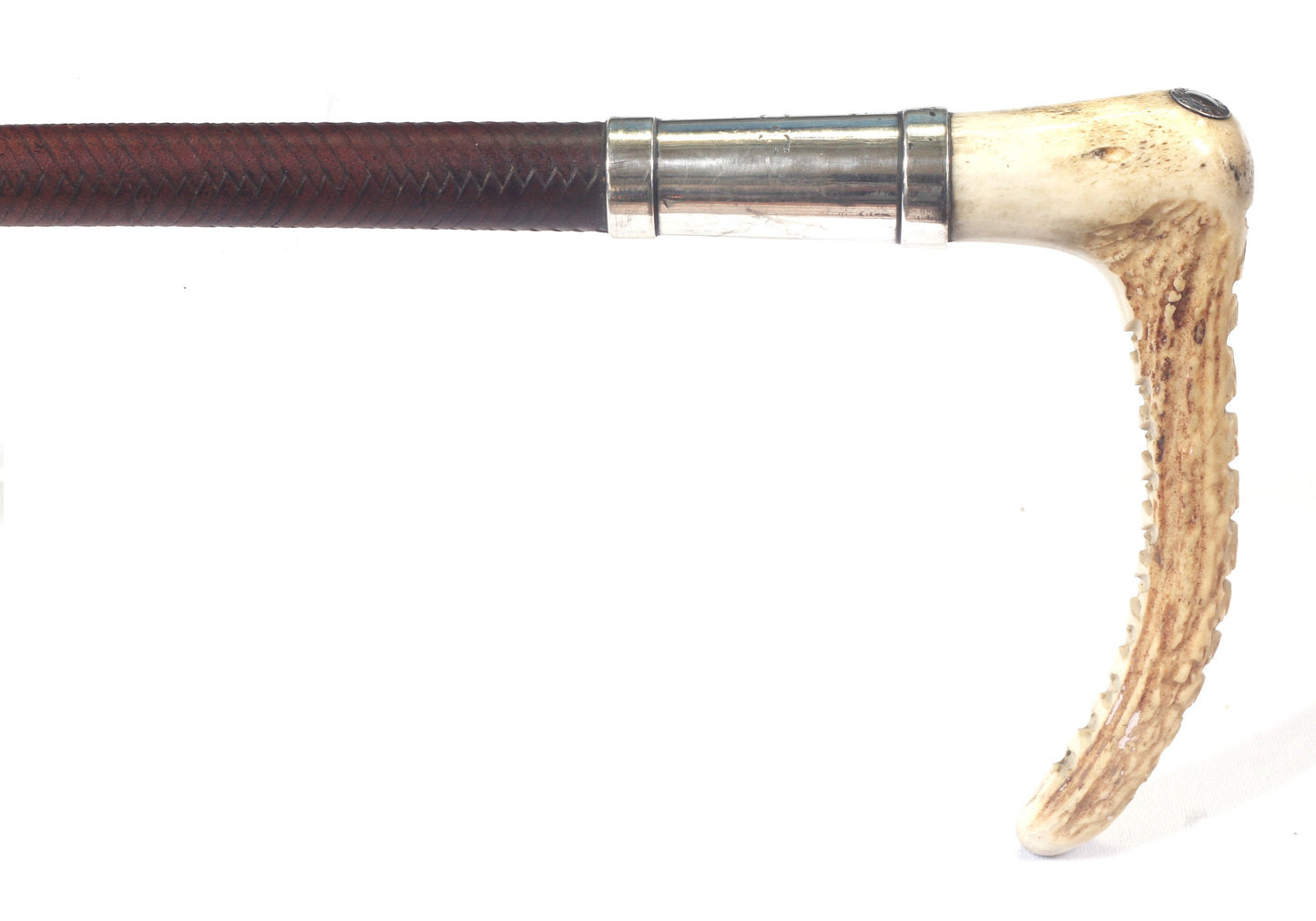 Vintage leather hunting whip