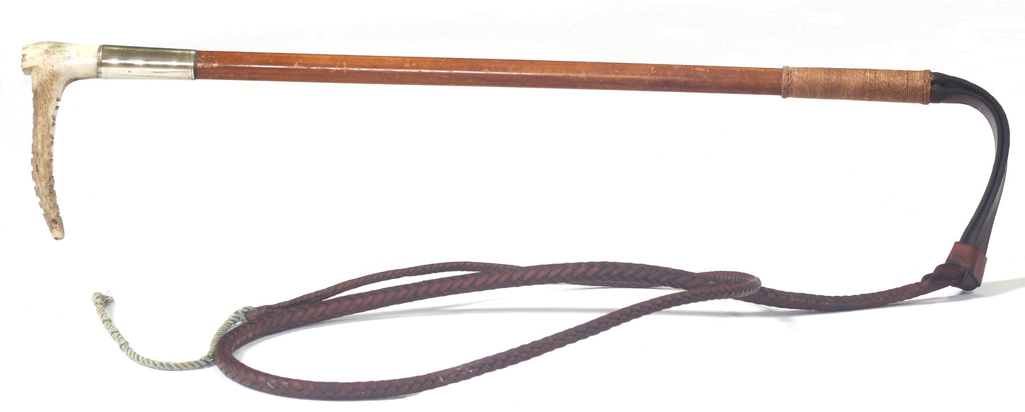 Vintage hunting whip