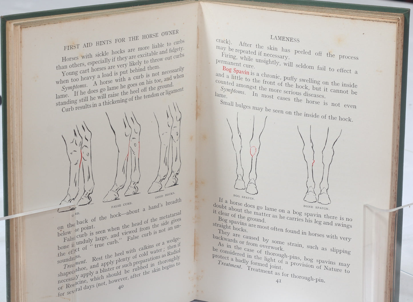 First Aid Hints for the Horse Owner, A Veterinary Note Book by Major W.E.Lyon, 1st Ed 1933