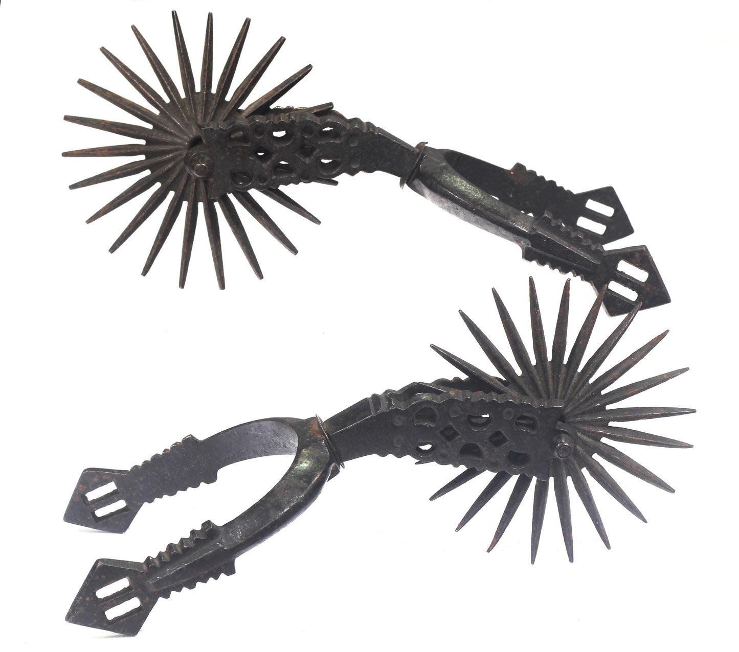 Pair of 19th Century Chilean Huaso Spurs