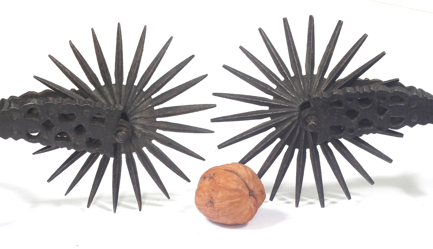 Pair of 19th Century Chilean Huaso Spurs