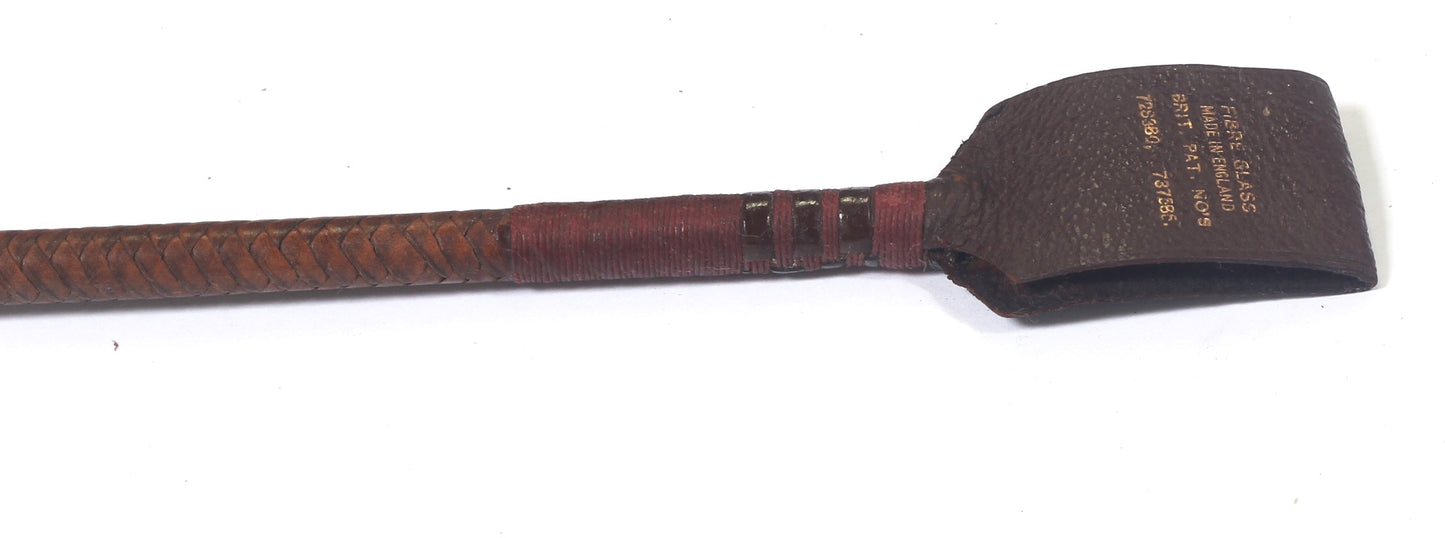Vintage leather racing whip