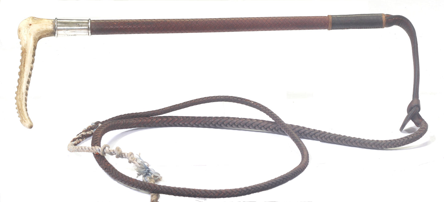 Vintage gents hunting whip