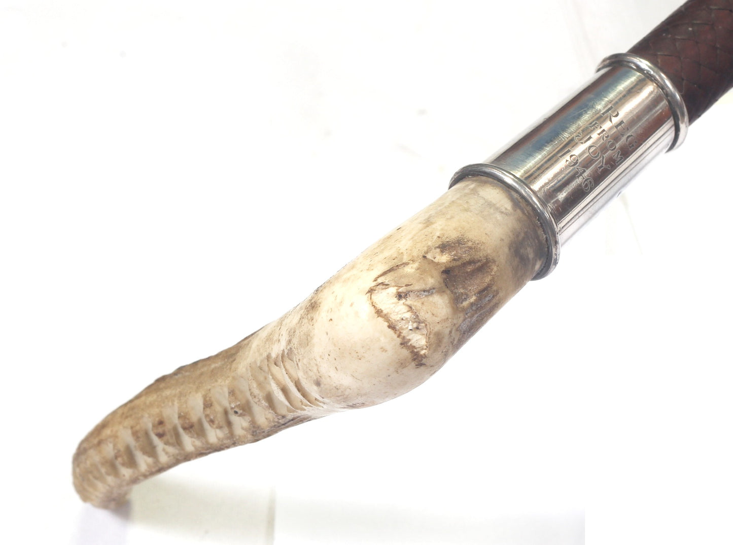 Vintage gents hunting whip