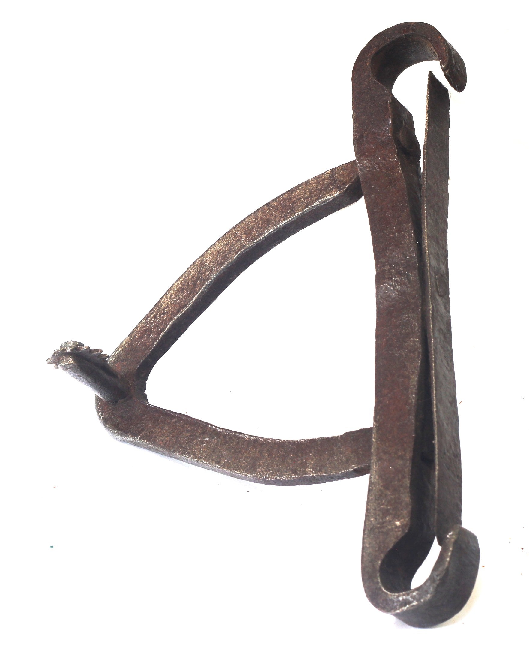 A Steel Spring or Butterfly Bit with Tongue Grid and Spur