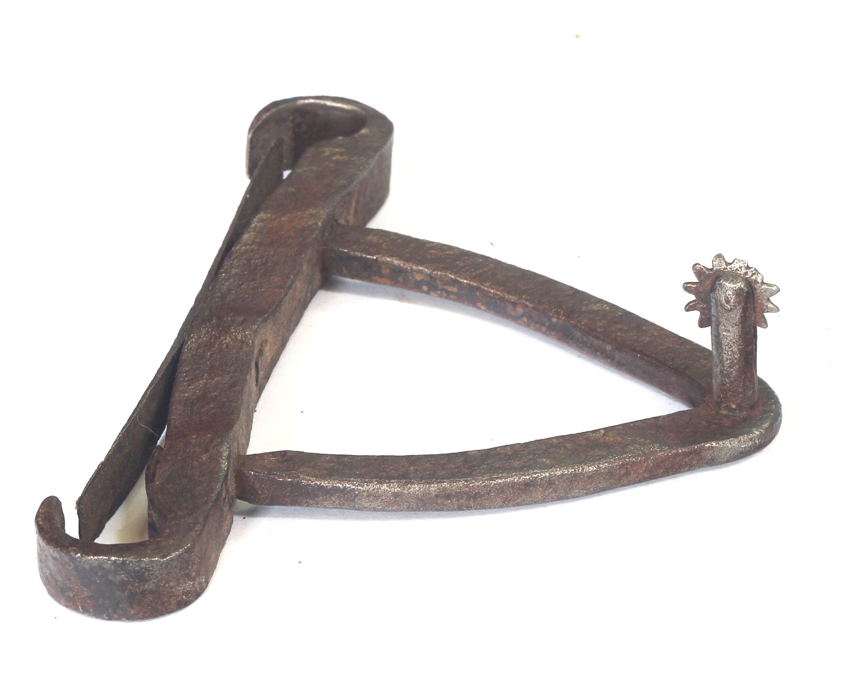 A Steel Spring or Butterfly Bit with Tongue Grid and Spur