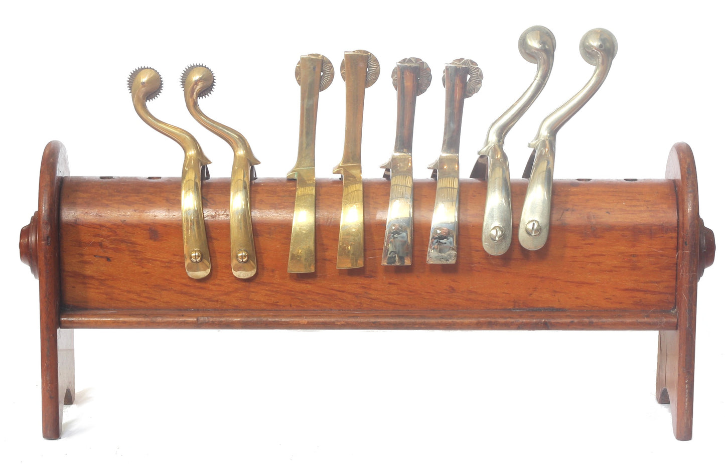Mahogany Stand or Rack for Officers Mess Dress Box Spurs