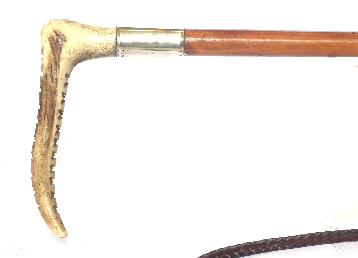 antique hunting whip