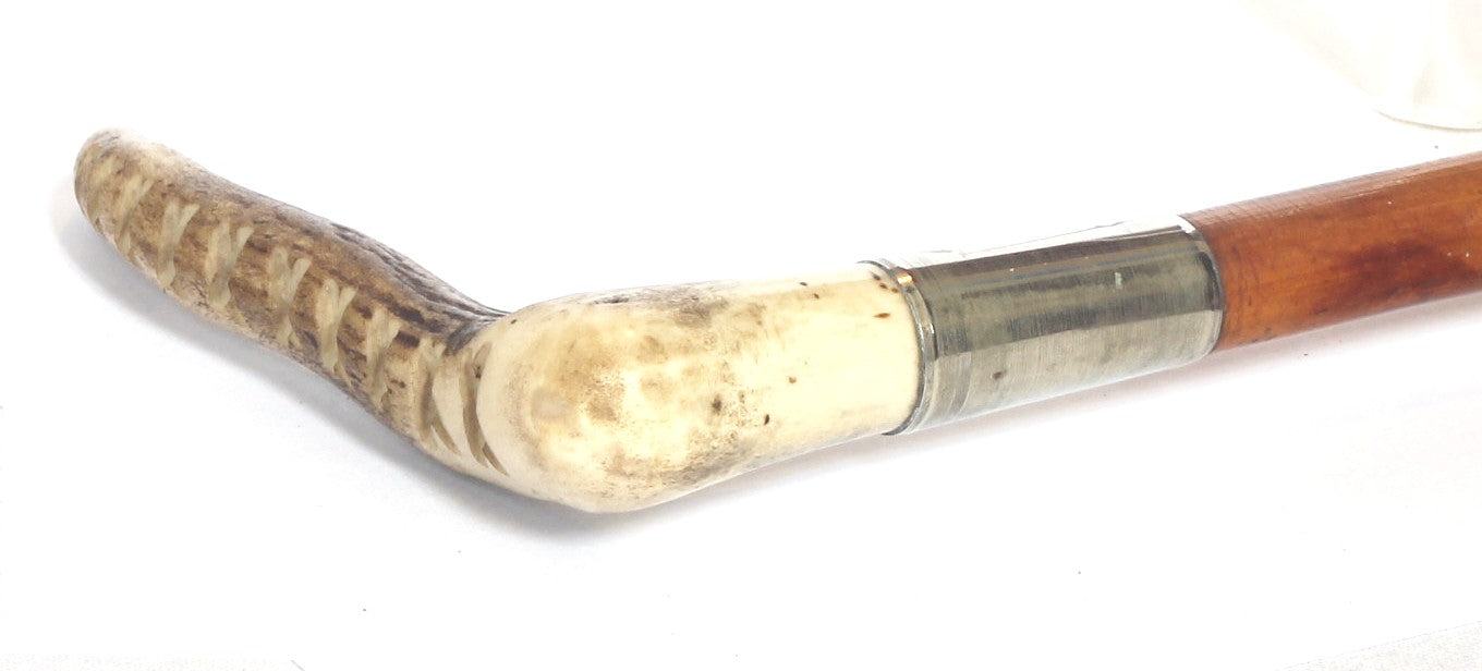 antique hunting whip