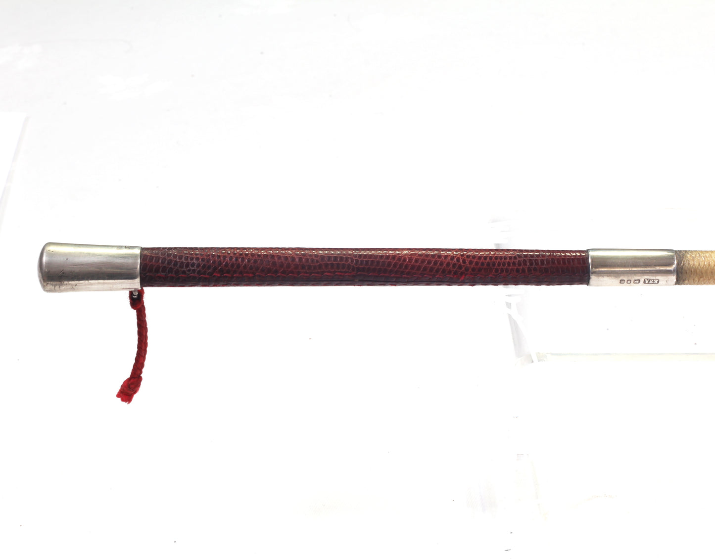 1965 Vintage Swaine & Adeney Ladies Riding Whip with Silver Mounts