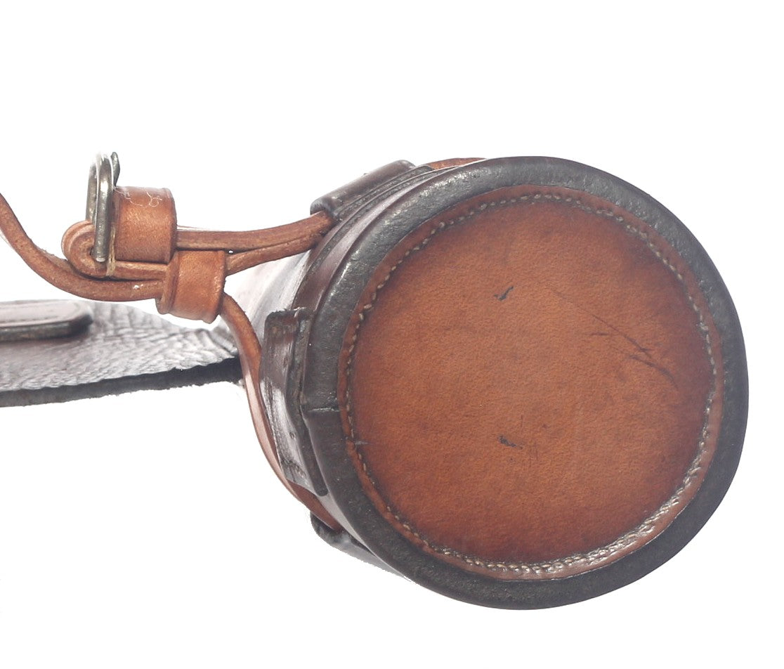 Small Vintage Saddle Flask by James Dixon & Sons