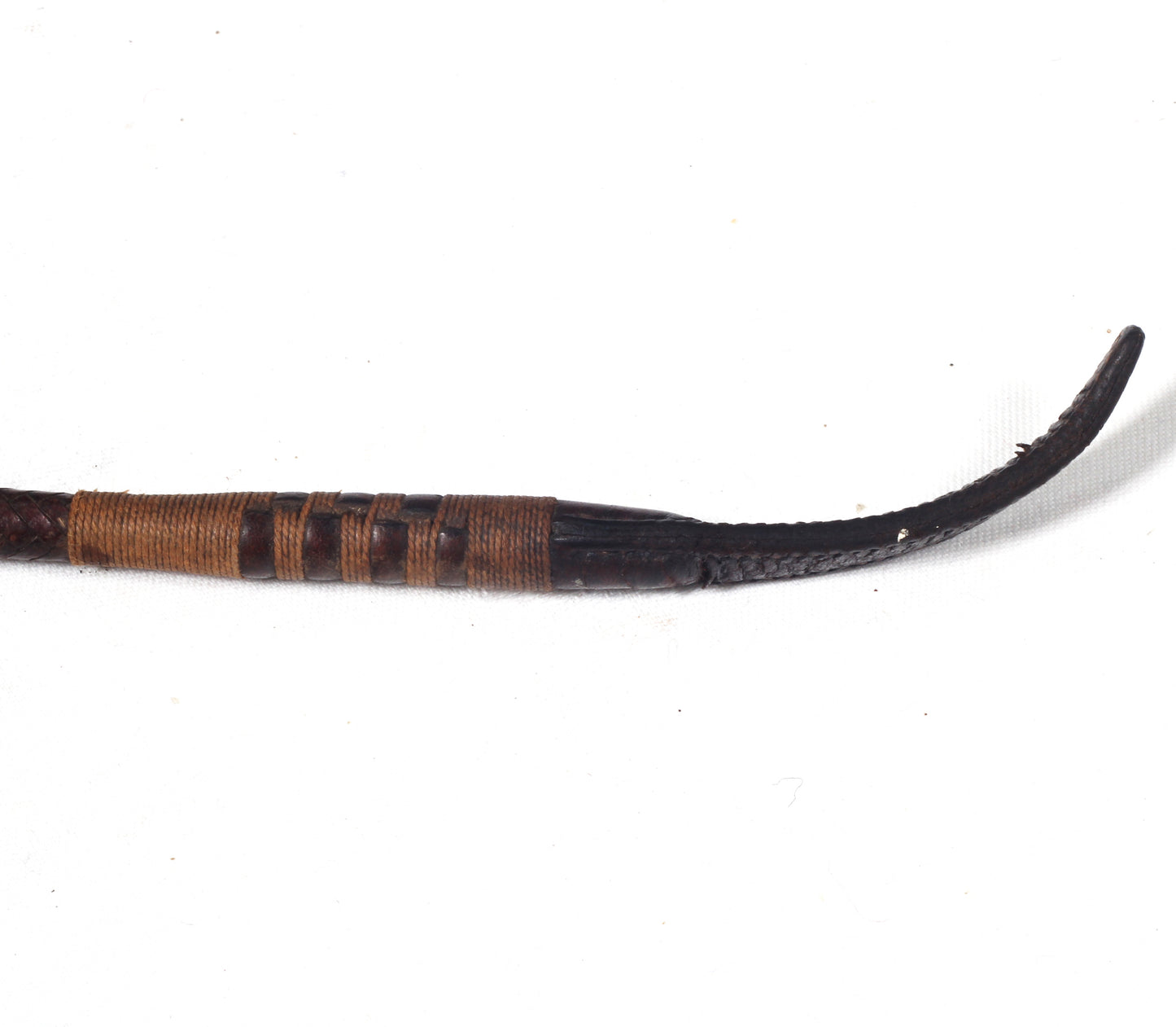 Swaine & Adeney Riding Whip with Silver Gilt "Holly" Handle