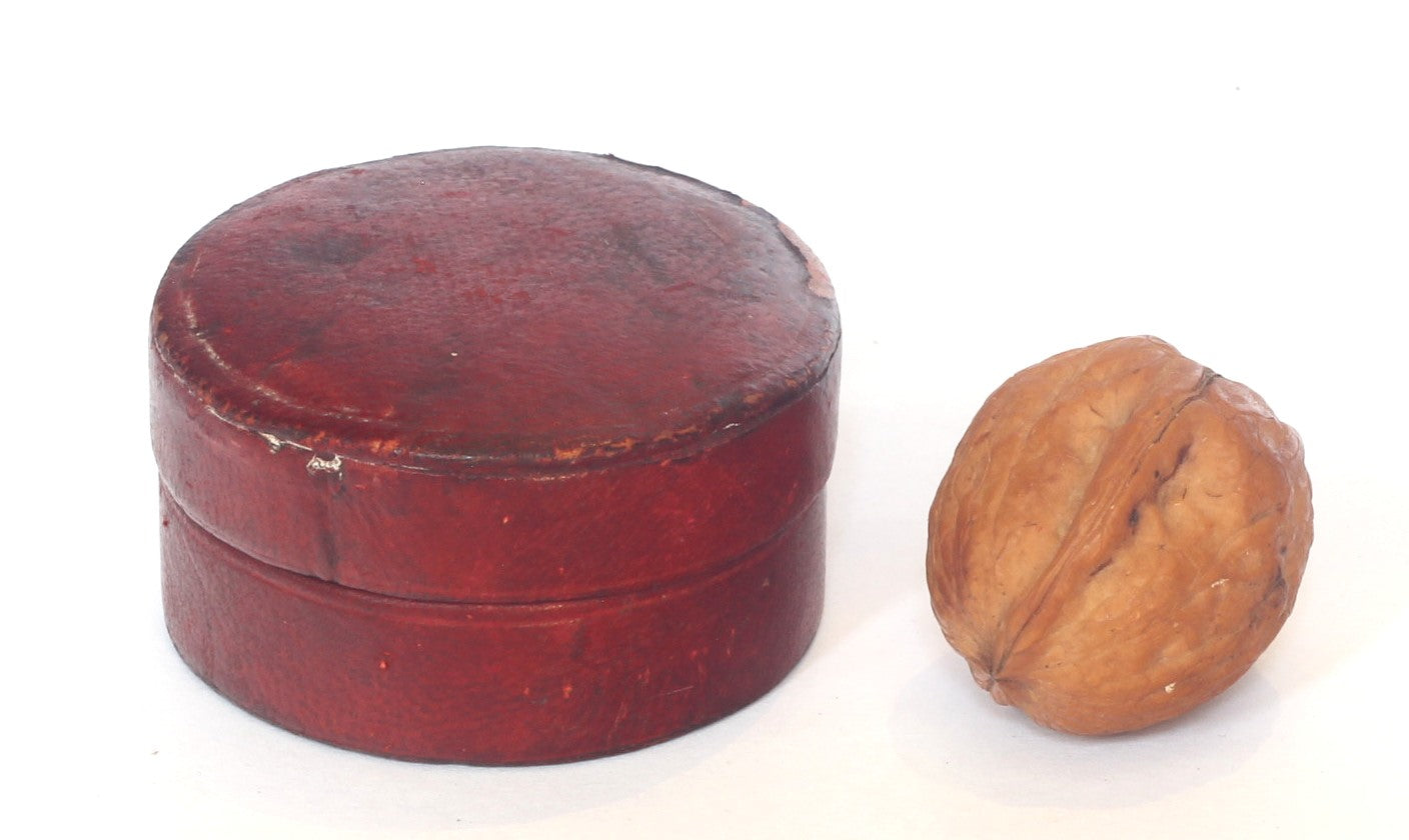 Antique Telescopic or Collapsible Cup in Leather Case