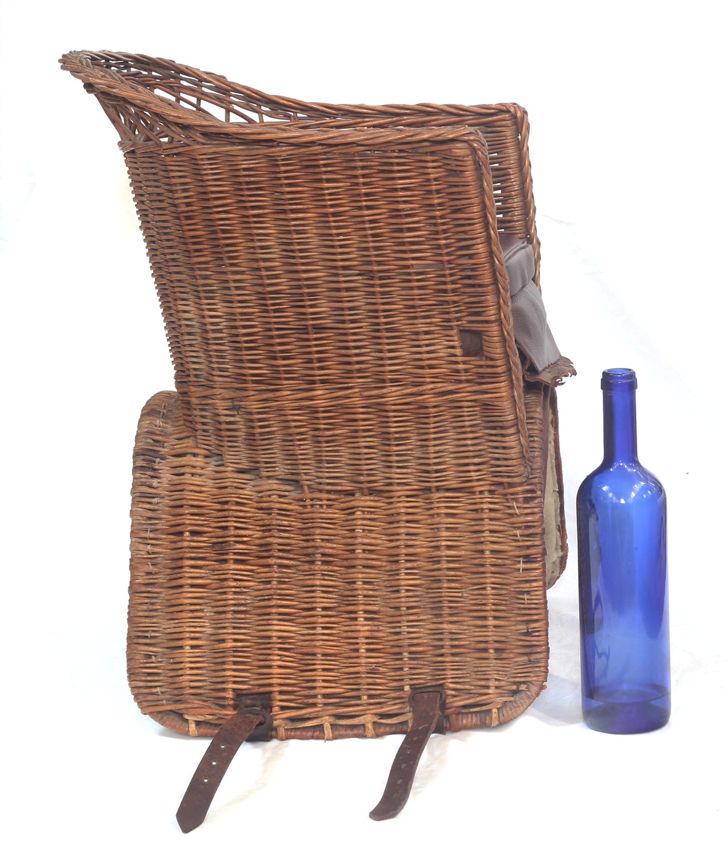 Antique Basket Saddle or Wicker Chair Saddle for a Child