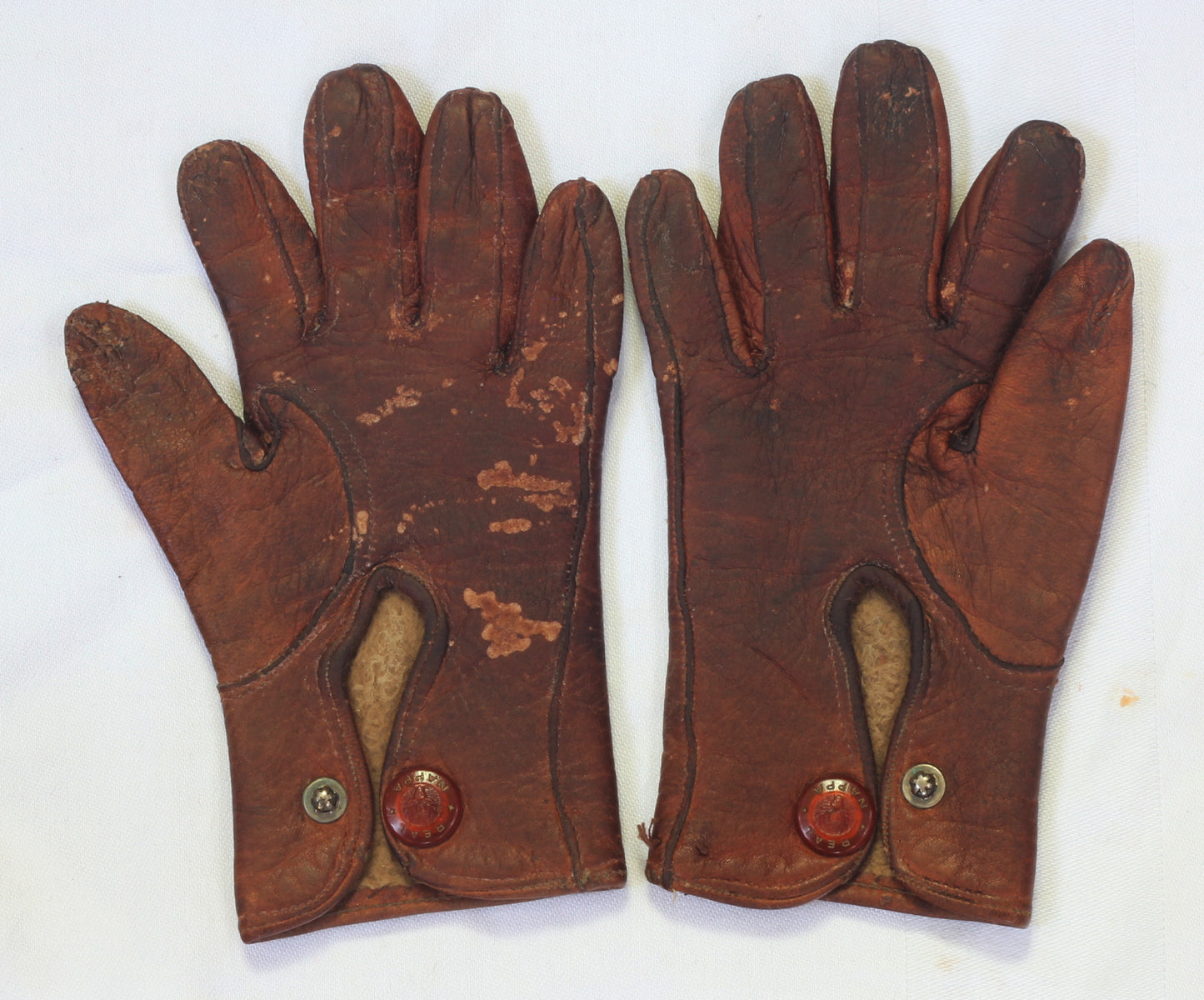 Vintage Child's Leather Riding Gloves