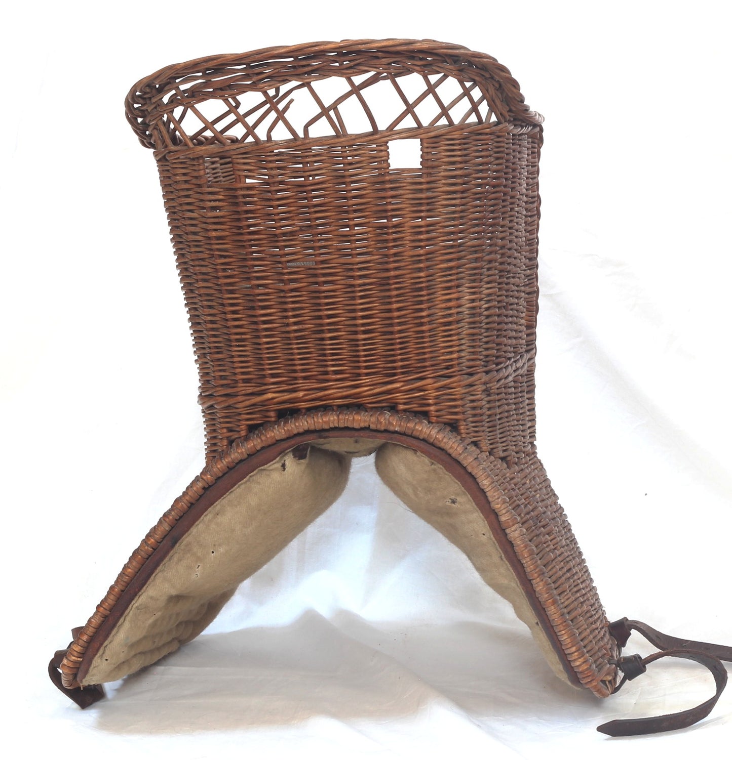 Antique Basket Saddle or Wicker Chair Saddle for a Child