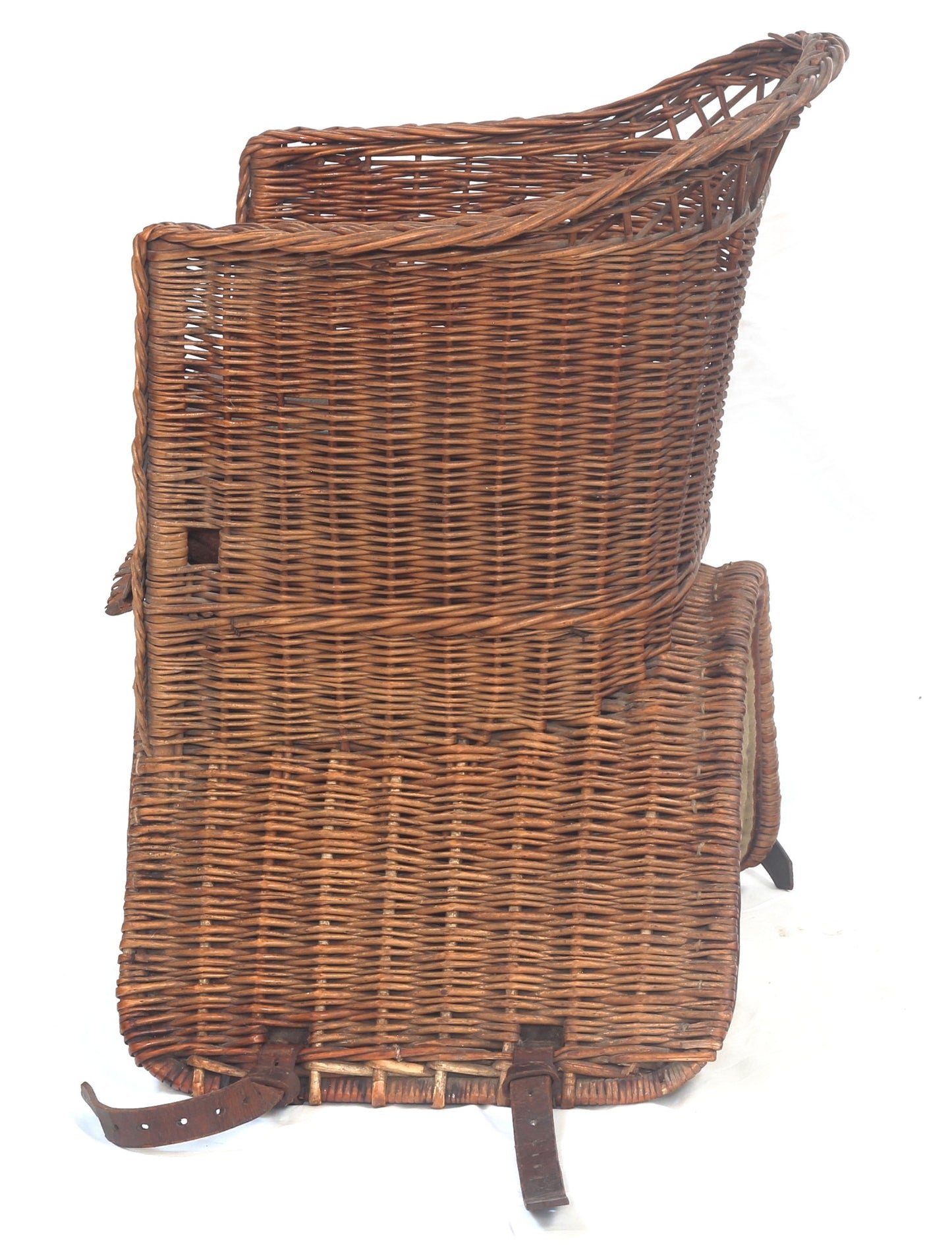 Antique Basket Saddle or Wicker Chair Saddle for a Child